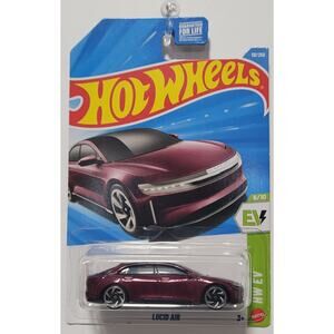 2026 Hot Wheels HW EV Series 6/10 Lucid Air 59/250 Burgundy